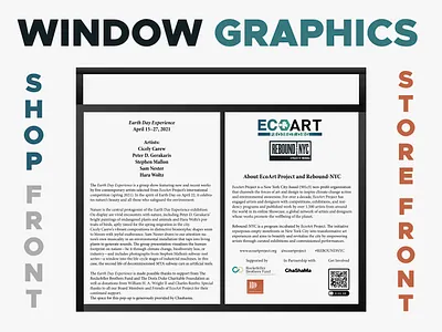 Window Graphics, Shop Front Design, Store Front Design. adobe illustrator adobe photoshop branding design graphic graphic design illustration illustrator photoshop shop front design store front design ui ux vector window graphics