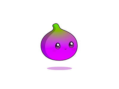 Day 148-365 Fig! cute design fig fruit kawaii vector