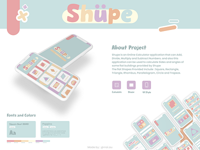 Shupe - Calculation App application character illustration design graphic design graphics design illustration posters ui ui portfolio