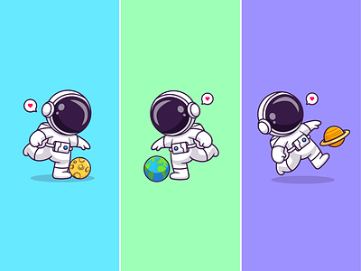 Astronaut Playing Soccer Planet🧑🏻‍🚀🌎🪐 astroman astronaut ball character earth feet helmet icon illustration logo moon planet rocket saturn sky soccer space sports