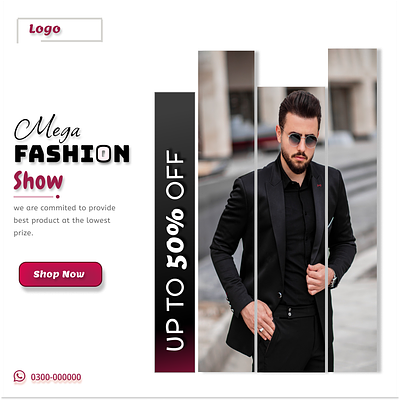 Social media post design for fashion designer advertise ads advertsement design designer fashion intaqgram media post promote show social