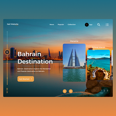 Bahrain Web Design app appdesign branding design illustration logo ui uidesign ux uxdesign