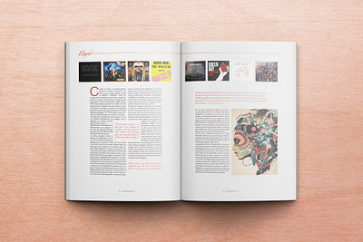 Magazine design Elepé editorial graphic design magazine music typography