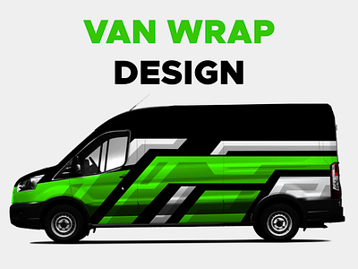 Van Wrap Design, Vehicle Wrap Design 3d branding creative design design graphic design illustration illustrator minimalist photoshop truck wrap ui ux van wrap vector vehicle wrap wrap design