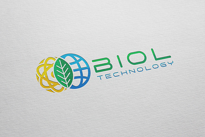 Biol Technology branding design flat graphic design illustration logo minimal vector