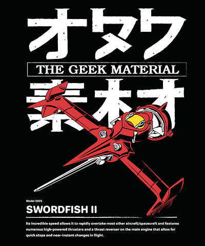 SWORDFISH 2 - TGM Shirt illustration anime cowboy bebop illustration streetwear swordfish 2