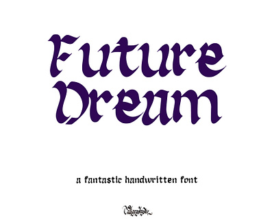 Future Dream Font branding graphic design logo