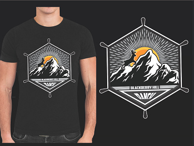 mountain t shirt design design graphic design illustration logo t shirt design typography vector