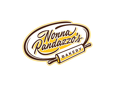 Nonna Randazzo's Bakery Logo adventure bakery beach branding design food hand lettering holiday illustration logo logo design restaurant tshirt design vintage