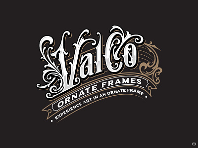 Valco Ornate Frames Logo Design adventure beach branding decorative design frame hand lettering holiday illustration logo logo design tshirt design vintage