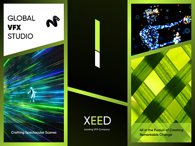 Xeed Studio's Futuristic UI/UX for VFX and Animation 3d animation design movie rajesh scenes seed space studio super surreal ui unpause ux vfx xeed