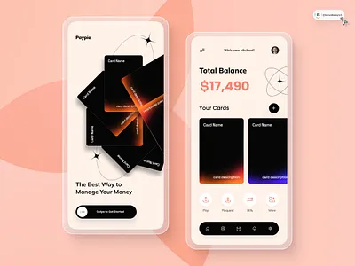 Banking App Design 3d animation app art branding digitaldesign finance app fintech flatdesign graphic design illustration innovationsync logo mobile motion graphics nft product design typography ui webdesign