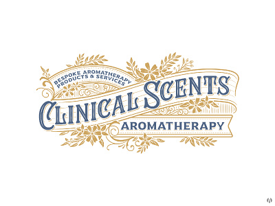 Clinical Scents Decorative Logo adventure beach branding decorative design flowers hand lettering holiday illustration logo logo design parfume retro tshirt design vintage