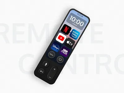 Futuristic TV Remote Concept apple conceptdesign digitaldesign figma futuretech innovation interactiondesign interactivedesign minimalism productdesign remote remotecontrol smarthome technology ui uidesign uiuxdesign userexperience userinteraction visualdesign