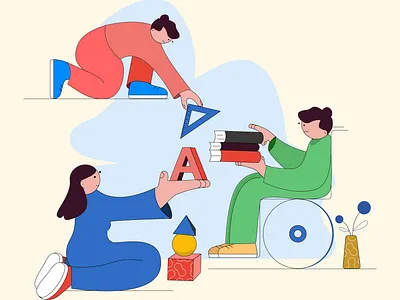 Equal education | 2d illustrations drawingskills