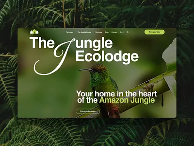 Caboclos Hotel | Corporate website redesign animation design ui ux web