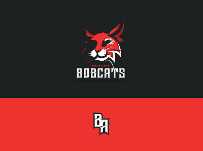 Bowden Academy Bobcats branding graphic design logo