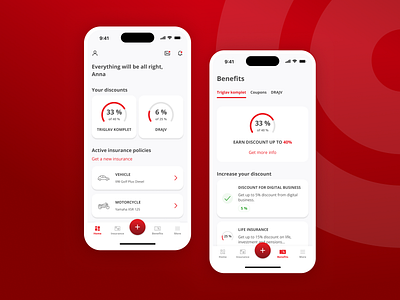 i.triglav App: Your mobile insurance company app insurance mobile sygic triglav ui ux