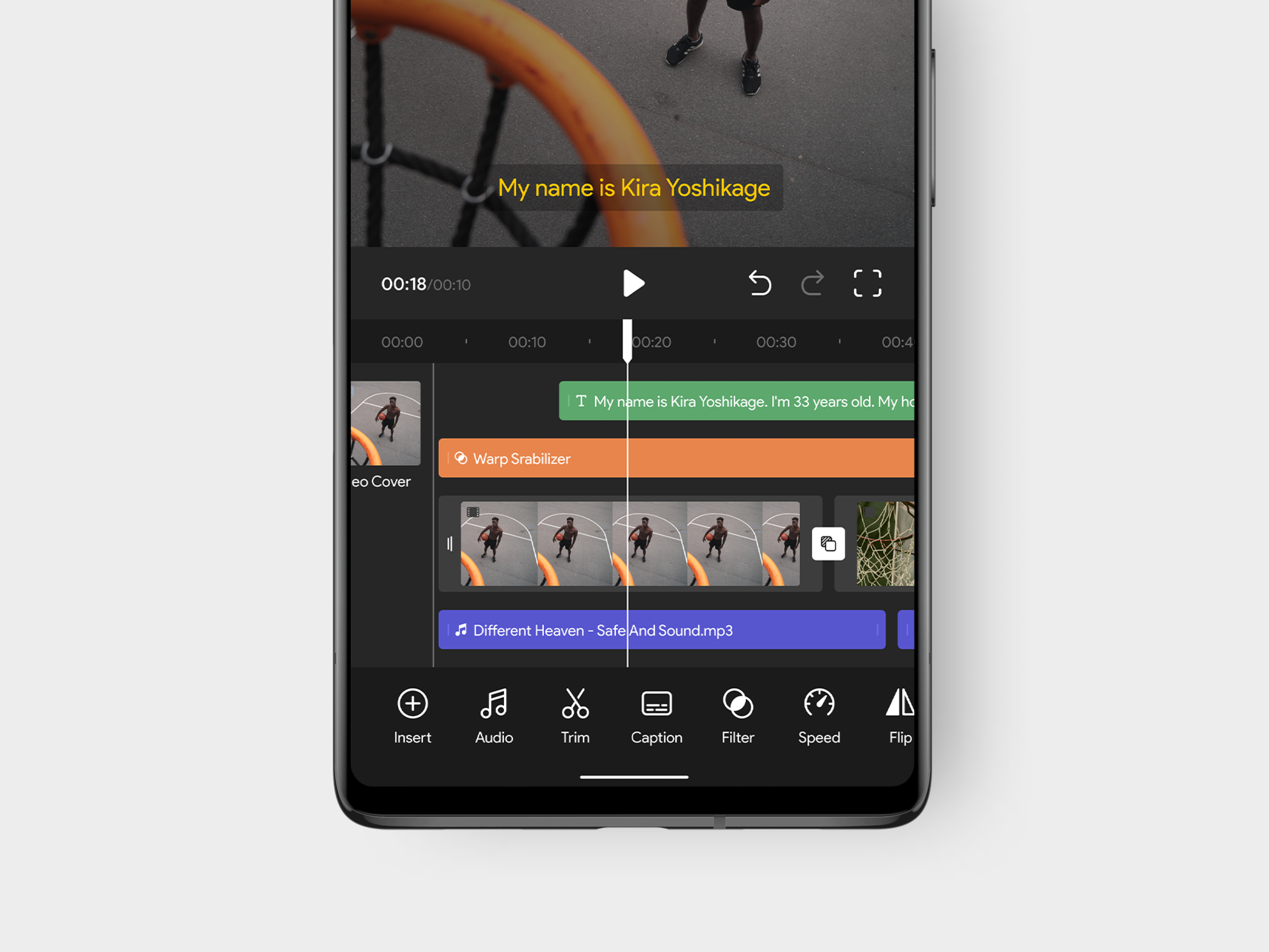 Video Editor Mobile App app capcup dark mode design editor mobile app mobile video editing premiere pro ui ux video video editing yosh yosh!