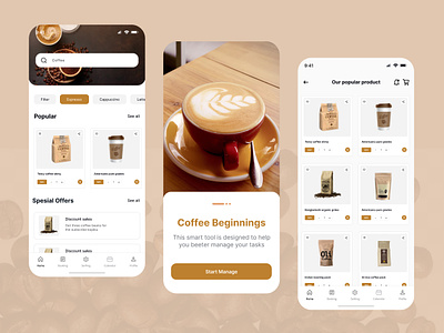 coffee app design app app design cafe app coffee coffee app coffee app design coffee mobile app coffee order coffee shop design e commerce graphic design mobile mobile app mobile app design popular coffee shop restaurant trend design ui ux