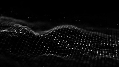 Futuristic dynamic wave 3d abstract art dark design digital dots flow futuristic graphic design illustration lines network particles programming render technology wave