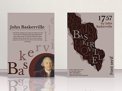 book layout & cover design (font research book John Baskerville) adobe indesign baskerville book book cover book cover design book layout cover cover book cover design ideas design book design book cover design layout font graphic design john baskerville layout layout book layout design research books vietnam