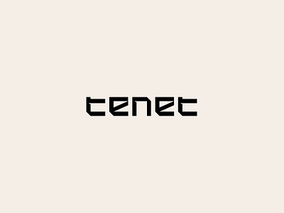 Tenet logo acute black branding company creative design geometric graphic design illustration lettering logo logofolio minimalism modern portfolio sale style tenet typography vector