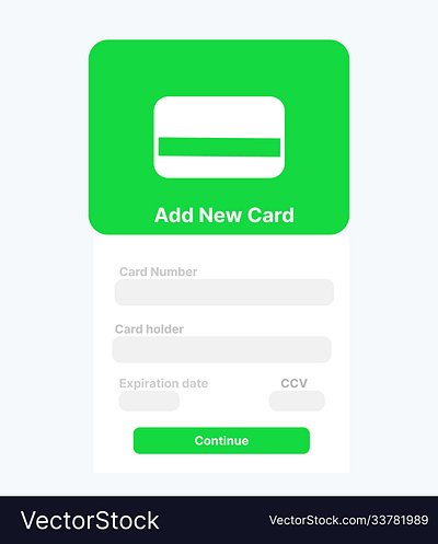 UI UX card design