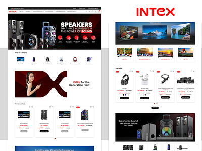 Intex bootstrap css html jquery ui user experience website design