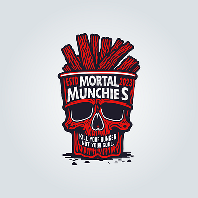 Mortal Beef jerkies beef beef jerkies cup fast food fries jerkies mug skull snack