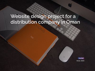 Website design project for a distribution company bluecolor brand brigth design designer distribution figma gcc new site oman orangecolor project simple ui ui design user ex ux ux design website website design