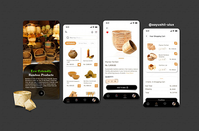 Eco-Friendly Products Mobile App Design 3d appdesign behance branding design dribbble eco friendly figma graphic design illustration logo mobileapp ui uidesign uiux userinterface