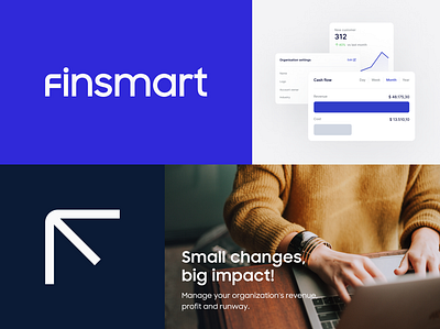 💰 Finsmart // Branding & Self-service Portal Design asset branding business corporate dashboard finance graph money portal product ui