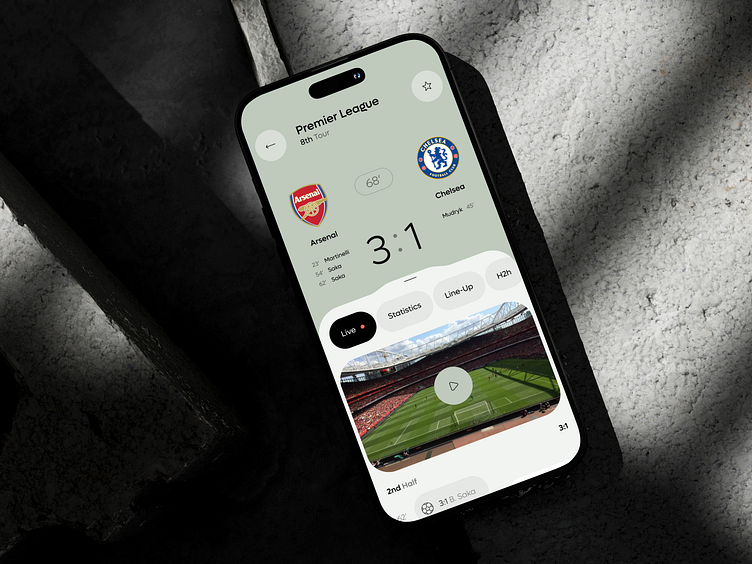 FlashScore – Live Sports Score App by RonDesignLab ⭐️ on Dribbble