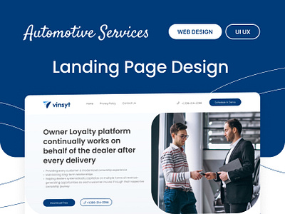 Automotive Services Landing Page Design adobe illustrator adobe photoshop auto dealers landing page design auto dealership ui ux auto store landing page design auto store ui ux automotive landing page design automotive ui ux figma design landing page design user experience user interface web ui ux