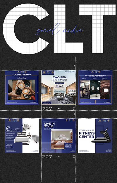 CLT - Social Media animation branding graphic design logo motion graphics ui