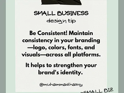 Small Business Design Tip (01) branding design design tip designer graphic design graphic designer small business small business design tip