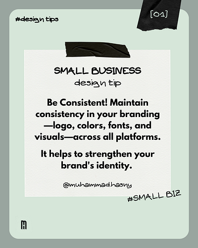 Small Business Design Tip (01) branding design design tip designer graphic design graphic designer small business small business design tip