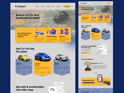 ONLINE CAR BOOKING WEB branding cab booking web design cap websites car booking app car landing page careem like design designinspiration landing page online booking online car booking online transport pro ui ux design typography uber ui ui ux ui ux design web design website design