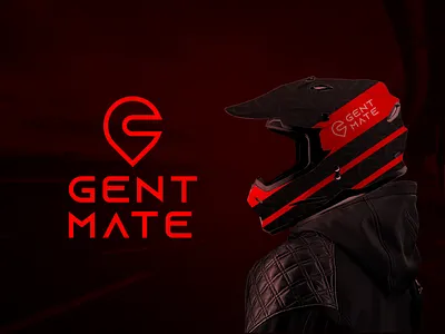 Gentmate - Visual Identity adventure bike bikes branding clean g guidelines helmet icon identity letter logo mark minimal moto race ride riding sport team
