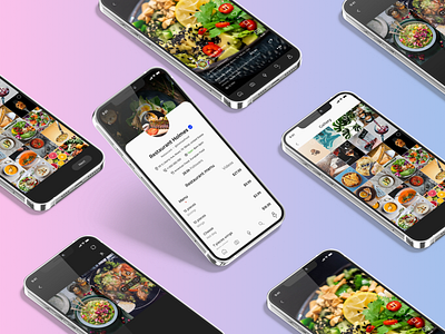 Weat | Social Media Platform for Foodies app design entertainment figma food food order app mobile mobile design mobileapp order platform social media ui uiux ux videos