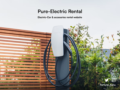 Pure-Electric Rental Services(Washington State Client) design housing inspiration ui ux