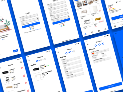 GoFurniture Mobile App - UI/UX Design deisng figma gofurniture mobile mobile app ui ui design uiux design ux ux design