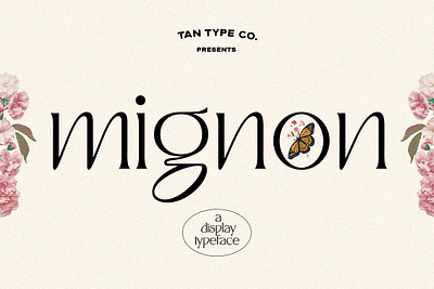 TAN MIGNON Free Download art deco art deco font classy font elegant font groovy font mid century mid century font minimal font minimalist font simple font vintage font