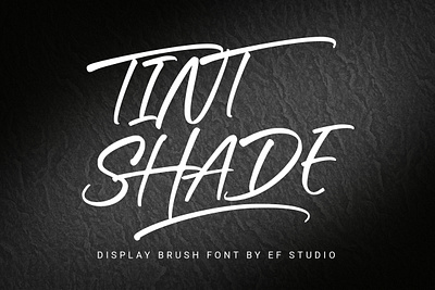 Tint Shade - Display Brush Font branding font brush font brush script display brush display brush font display font font graffiti handwritten font lettering logo font script type design typography