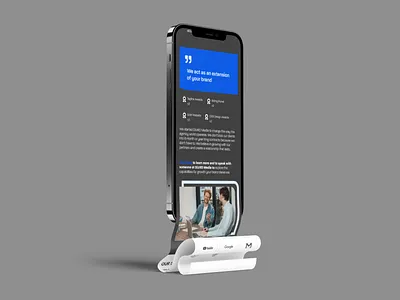 The landing page for the marketing agency design agency landing page marketing agency web design
