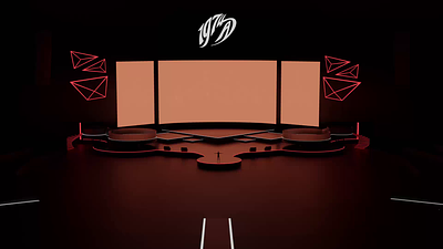 Virtual Concert Concept 3d animation blender