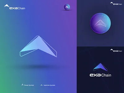 Crypto Coin Logo Prototype clean coin crypto crypto currency design exa flat logo minimal prototype