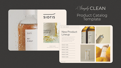Product Catalog Template | simplyCLEAN aesthetic template brand design brand strategy branding brochure brochure design canva template catalog catalog design catalogue catalogue design design graphic design product catalog product catalogue product design catalog template