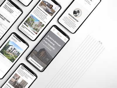 Website for 3D visualizer of interiors and exteriors architecture branding design figma landing page ui ux web веб дизайн сайт фигма